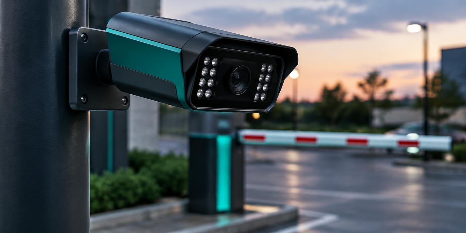 ANPR-Kamera an der Videospur